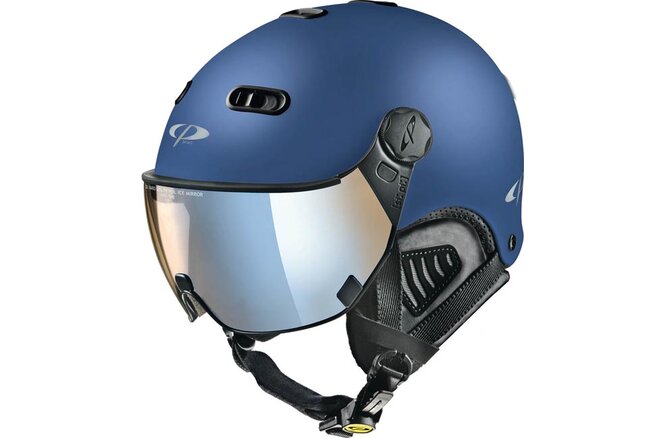 CP Ski CARACHILLO Helmet maritime blue soft touch / Visor... Nr.26