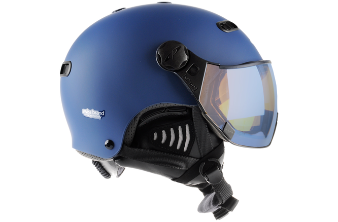 CP Ski CARACHILLO Helmet maritime blue soft touch / Visor... Nr.26