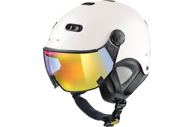 CP Ski CARACHILLO XS Helmet snow white / Visor Nr. 81
