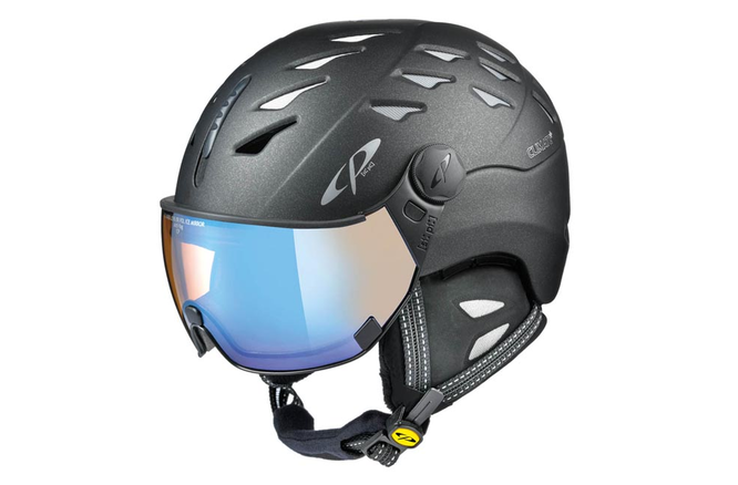 CP Ski CUMA Cashmere Helmet sparkling graphite soft touch /... Visor Nr.26