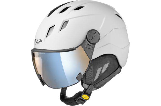 CP Ski CORAO+ Helmet platin soft touch / Visor Nr.26