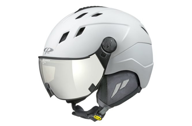 CP Ski CORAO+ Helmet platin soft touch / Visor Nr.23