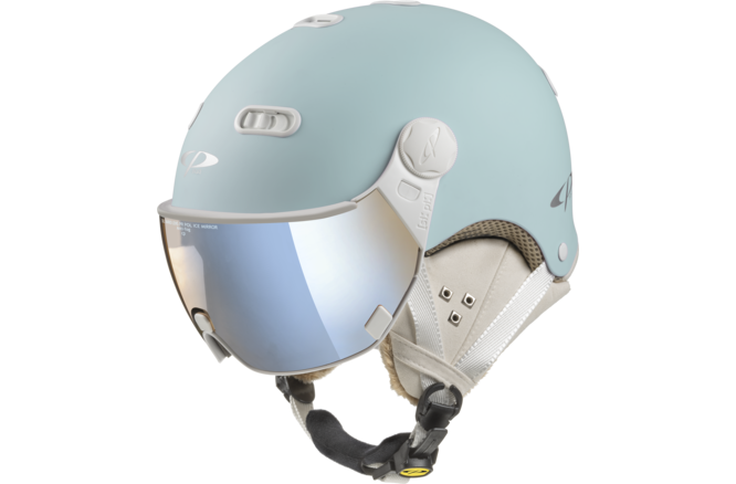 CP Ski Women CARACHILLO Helmet softlightblue soft touch / Visor Nr.56
