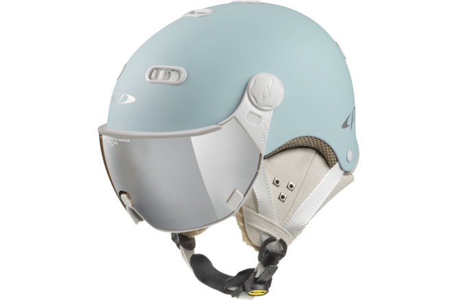 CP Ski Women CARACHILLO Helmet softlightblue soft touch / Visor Nr.53