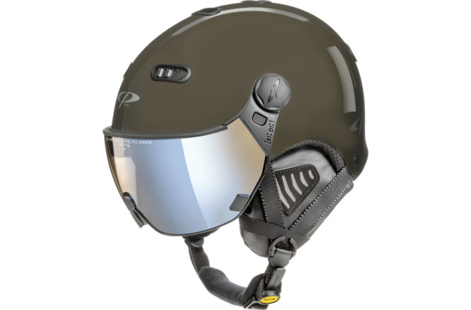 CP Ski CARACHILLO Helmet mud shiny / Visor Nr.26