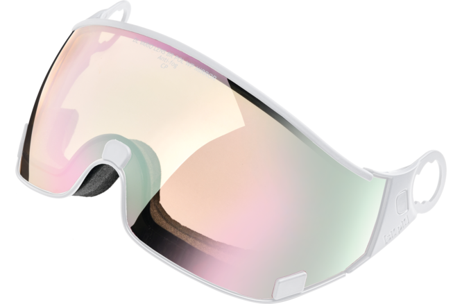 CP Visor double lens vario Nr.59 FIT 2.7 polarized brown waterpink mirror