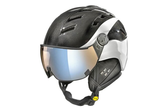CP Ski CAMURAI Carbon Helmet carbon shiny/white shiny / Visor... Nr.26