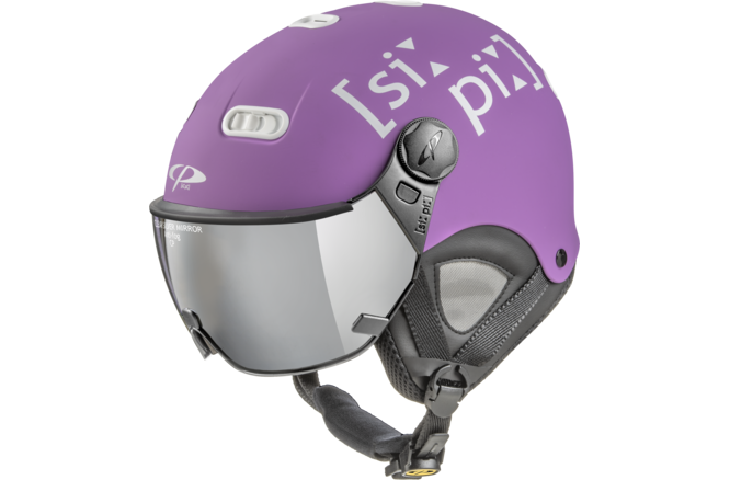 CP Ski CARACHILLO XS Helmet viola satinato / Visor Nr. 80