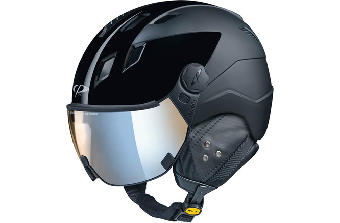 CP Ski CORAO+ Cashmere Helmet black soft touch/shiny / Visor Nr.26