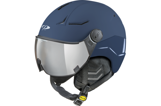 CP Ski Women COYA+ Helmet dark blue soft touch/dark blue shiny /... Visor Nr.23