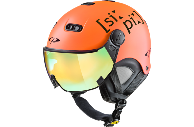 CP Ski CARACHILLO XS Helmet exotic orange s. / Visor Nr. 81
