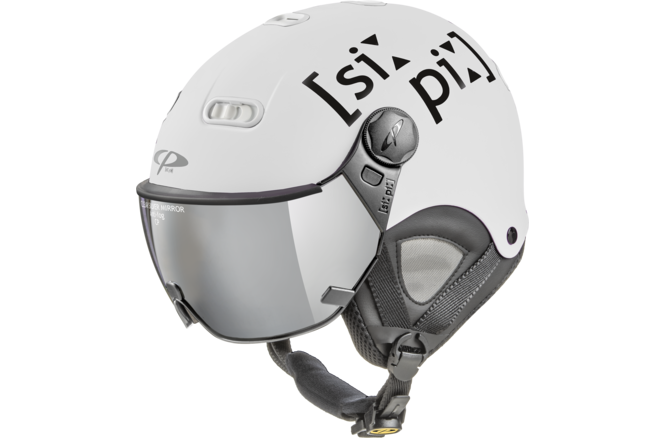 CP Ski CARACHILLO XS Helmet white satinato / Visor Nr. 80