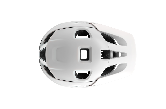 LAZER Unisex MTB Jackal KinetiCore Helm matte full white