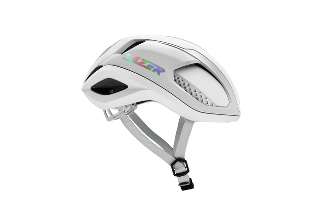 LAZER Unisex Road Vento KinetiCore Helm pure white