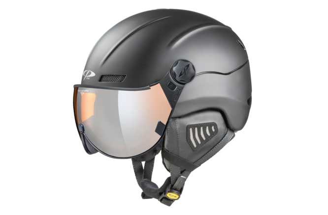 CP Ski New CAMURAI Helmet black satinato / Visor Nr.16