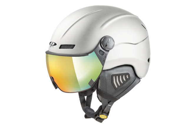 CP Ski New CAMURAI Helmet pearlwhite shiny / white shiny... SOTT / Visor Nr.27