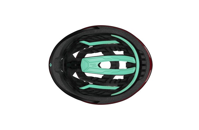 LAZER Unisex Road Z1 KinetiCore Helm red flash