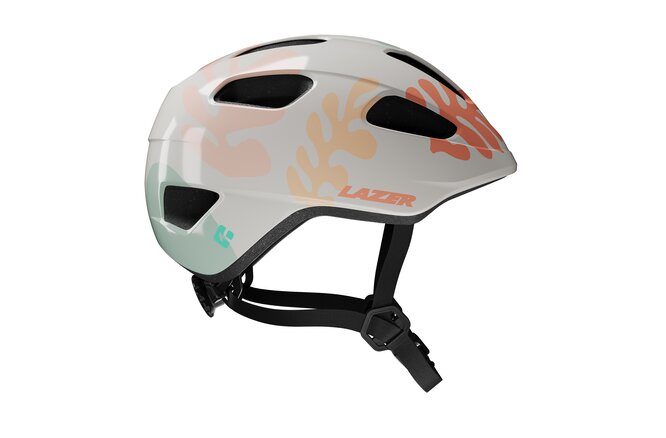 LAZER Kids Nutz 2.0 KinetiCore Helm leaves