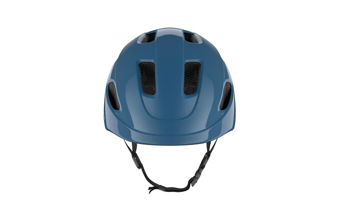 LAZER Kids Nutz 2.0 KinetiCore Helm steel blue