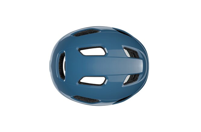 LAZER Kids Nutz 2.0 KinetiCore Helm steel blue