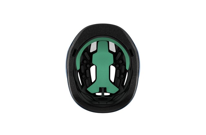 LAZER Kids Nutz 2.0 KinetiCore Helm steel blue