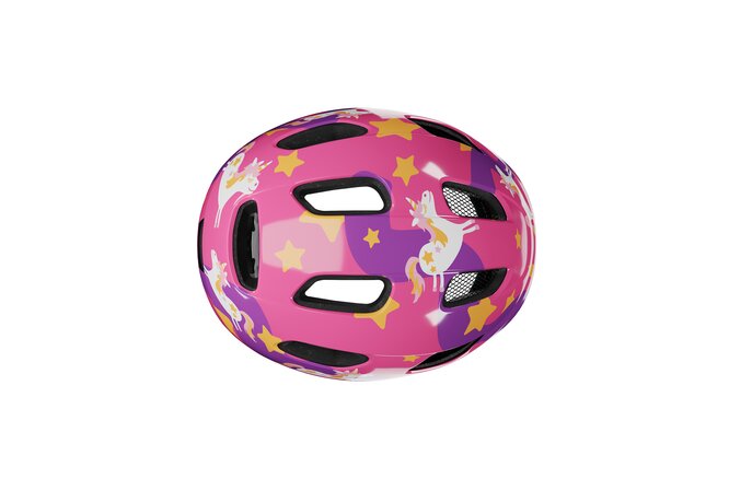 LAZER Kids Pnut 2.0 KinetiCore Helm purple pony