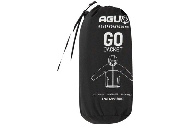 AGU GO! Unisex Regenjacke black