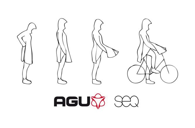 AGU Women Rain Jacket SEQ Urban blue