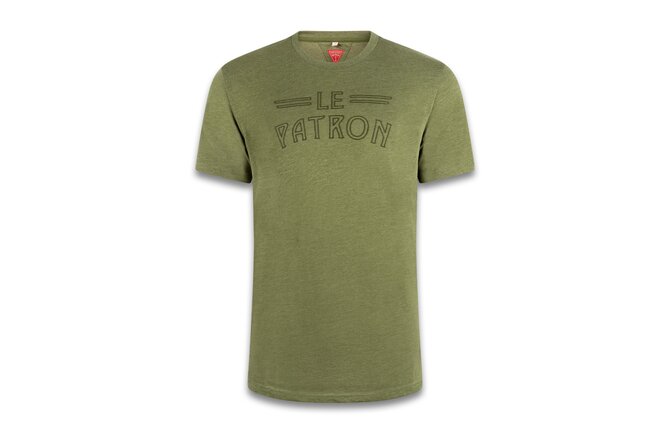 Le Patron Logo T-Shirt bronze green
