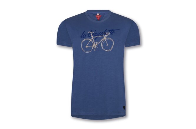 Le Patron La Bicyclette T-Shirt limoges bleu