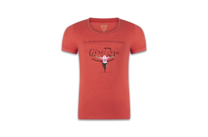 Le Patron W Giro rosa T-Shirt cranberry