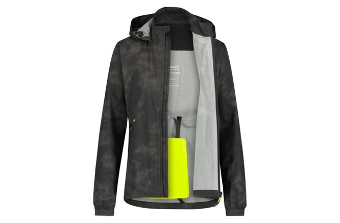 AGU Women Commuter Compact Rain Jacket Reflection Black