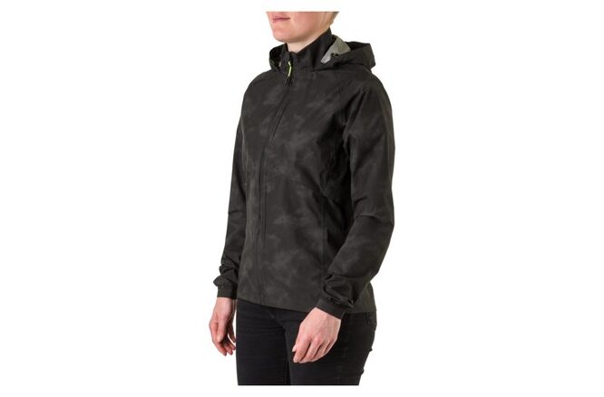 AGU Women Commuter Compact Rain Jacket Reflection Black