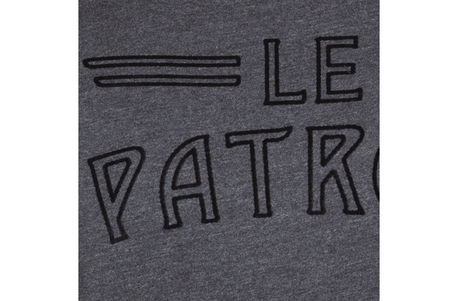 Le Patron Logo T-Shirt dark grey melange