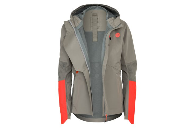 AGU Women Commuter Tech Rain Jacket Hi-vis Red & Reflection