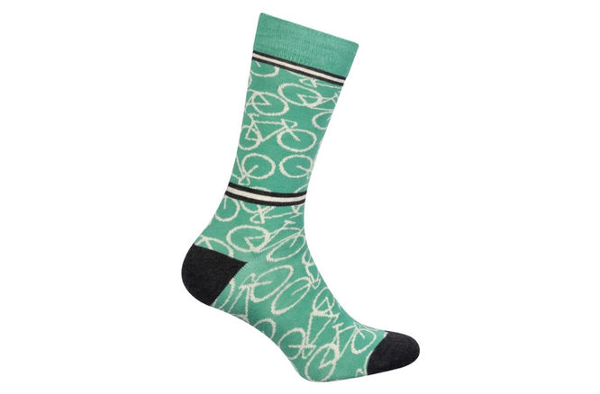 Le Patron Bicycle Socks celeste