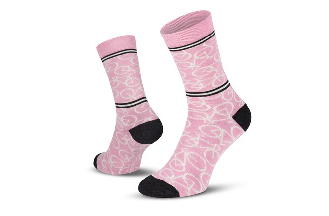 Le Patron Bicycle Socks dusty pink