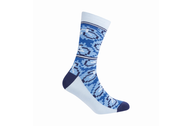Le Patron Bicycle Moderno Socks blue
