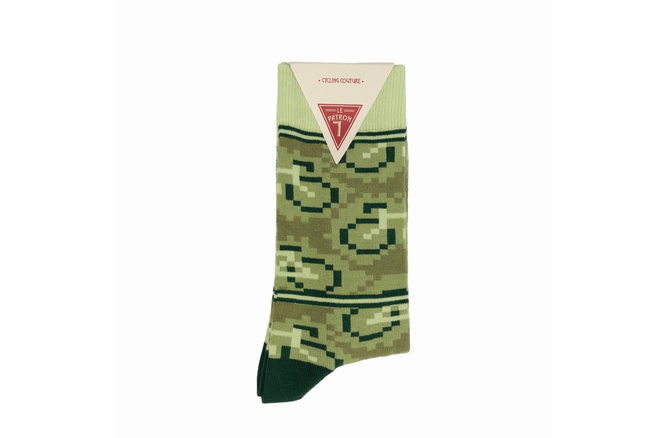 Le Patron Bicycle Moderno Socks green