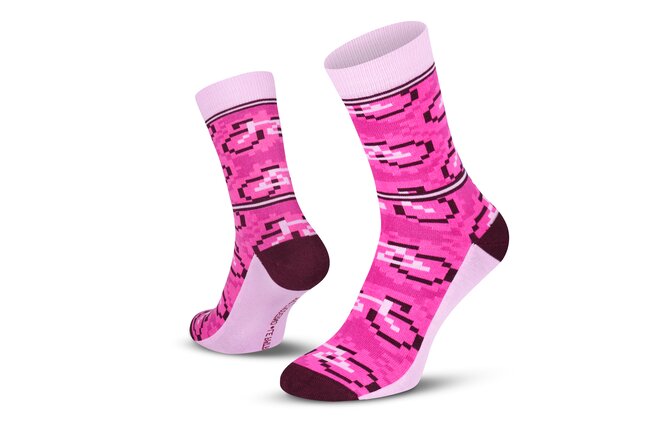 Le Patron Bicycle Moderno Socks giro pink