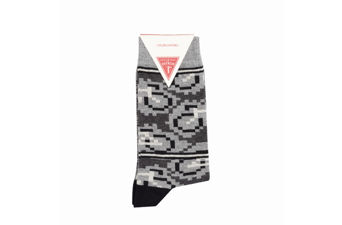 Le Patron Bicycle Moderno Socks dark grey