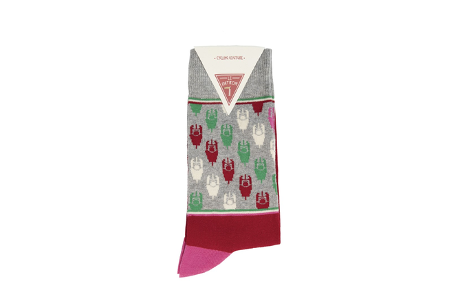 Le Patron Grand Tours Rosa Socks pink