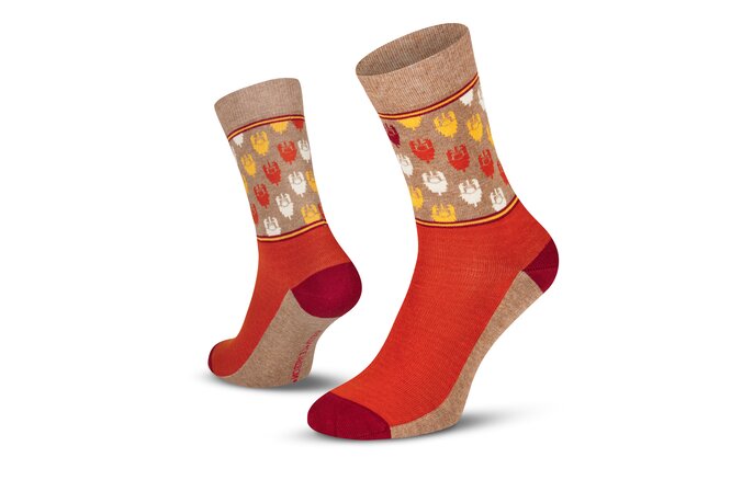 Le Patron Grand Tours Roja Socks orange