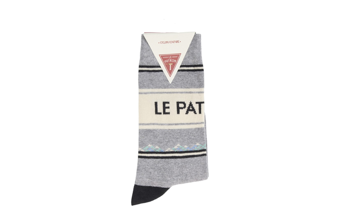 Le Patron LP Socks grey melange