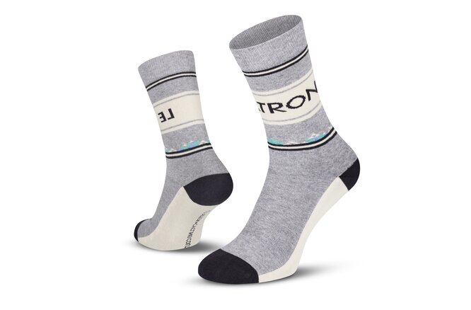 Le Patron LP Socks grey melange
