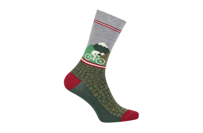 Le Patron Gottardo Socks green