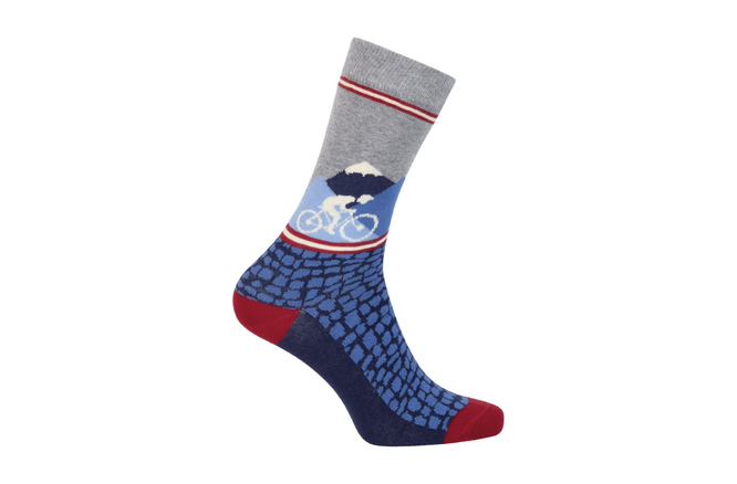 Le Patron Gottardo Socks blue