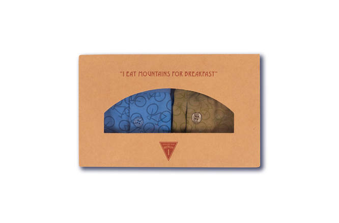 Le Patron Boxers Bicycles olive green riviera blue