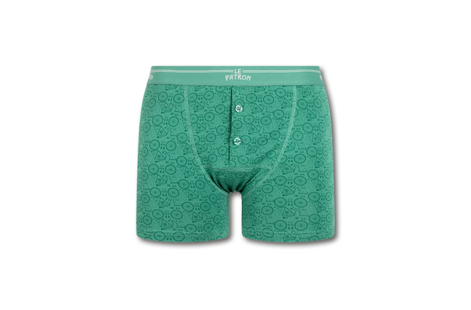 Le Patron Boxers de Bicyclette bordeaux forest