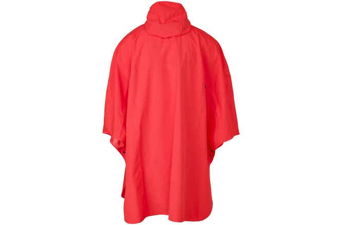 AGU Unisex Rain Poncho Grant high vis red